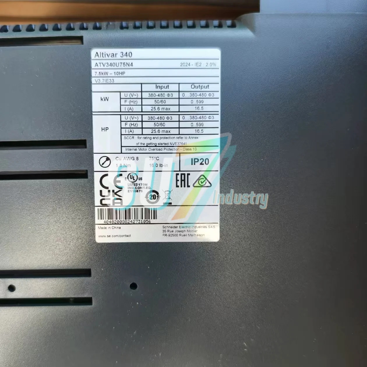 ATV340U55N4 ATV340U75N4 주파수 변환기 새