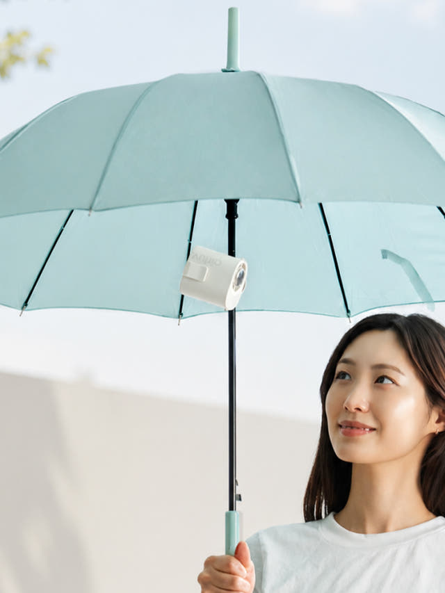 폴레드 에어러브 오아시스 휴대용 클립형 유모차 양산 선풍기 등풍기