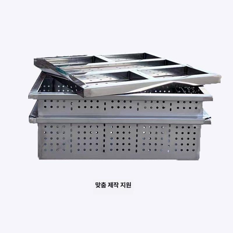 두부만들기 세트 가정용 업소용 스테인레스 틀 프레임 몰드 압착 누름판 사각형 베이스 홈메이드 두부 제조기구 - 상세 이미지 4