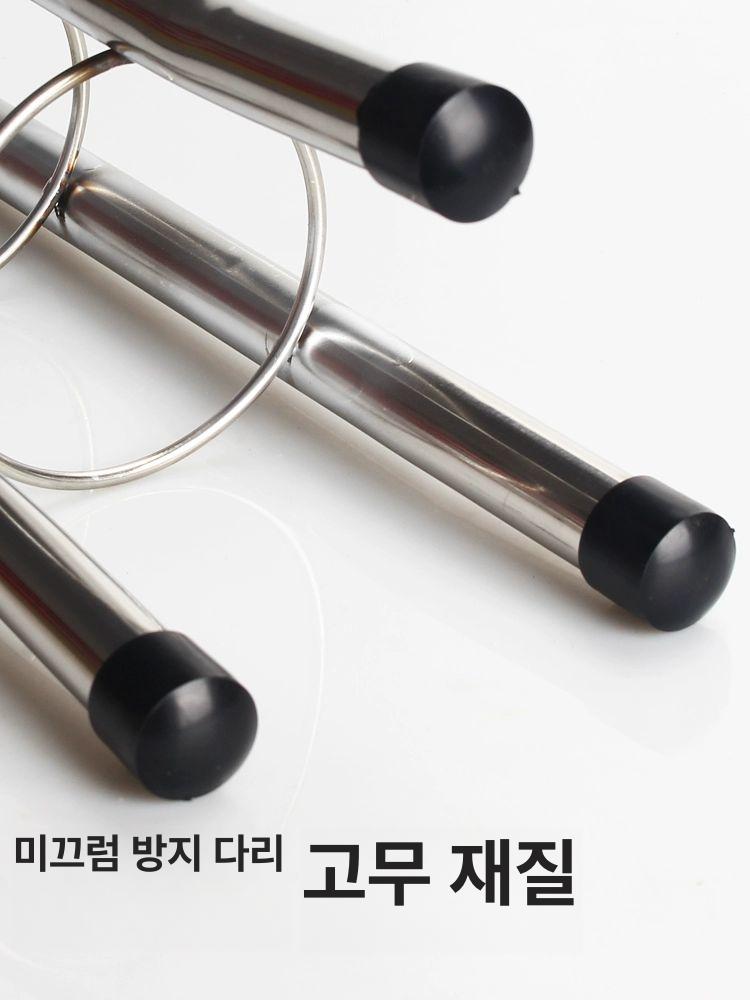 다용도 받침대 높이조절 무타공 보관함 정리용품 선반 거치 홀더 수납 리프팅 스탠드 - 상세 이미지 4