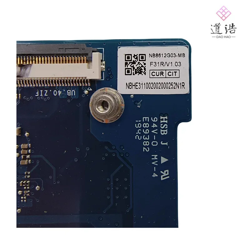 에이서 아스파이어 A315-34 노트북 마더보드NB8609PCBMBV4 NBHE 311002 CPU 4GB RAM DDR4 메인보드 완전 작동 리퍼