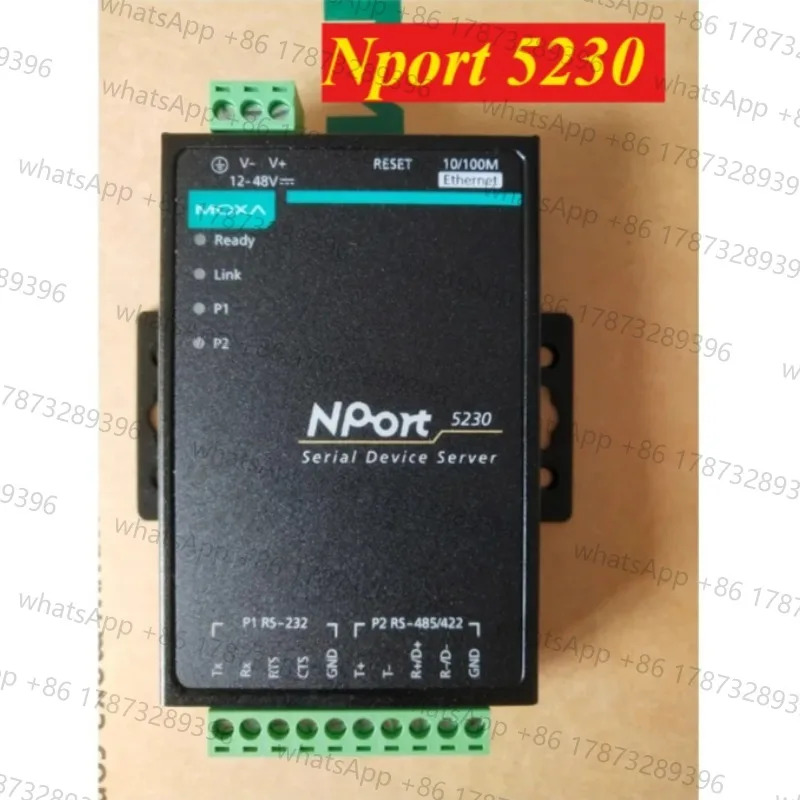 MOXA NPORT5210/NPORT5210-T 2 포트 232 넓은 온도 5년NPORT5230