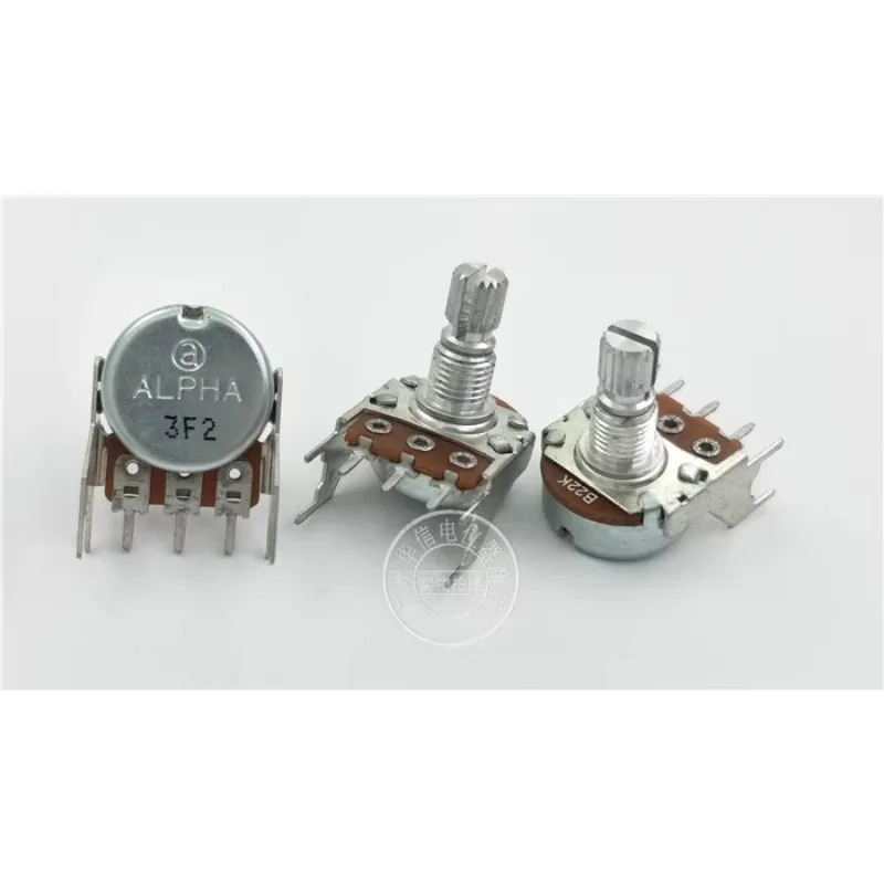 10Pcs 단일 전위차계 16 브래킷 B22K A100K B10K 핸들 15MM 꽃