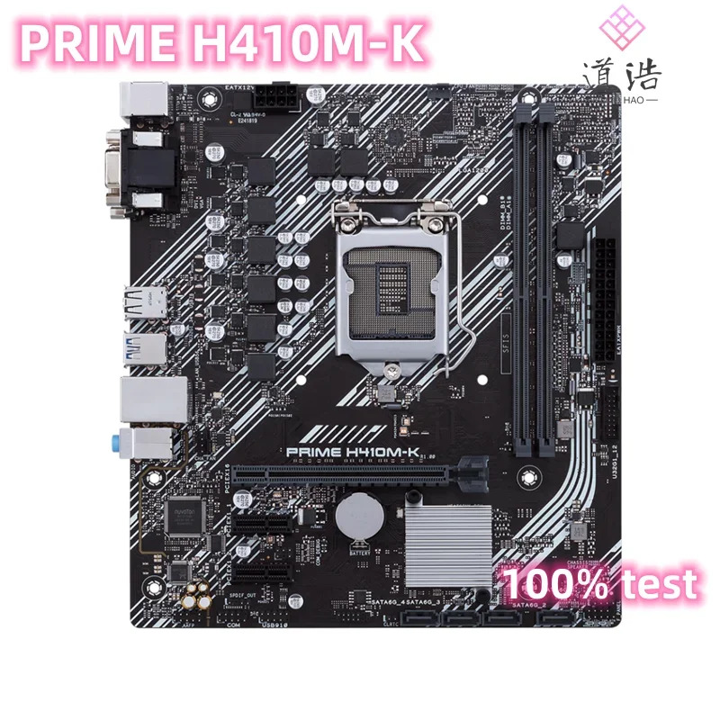 PRIME H410M-K 마더보드64GB LGA 1200 DDR4 마이크로 H410 메인보드 완전 작동 리퍼