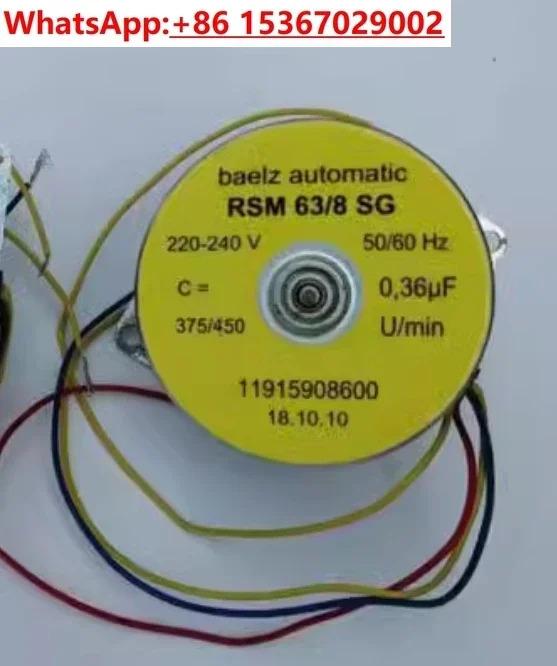 Baelz 전기 헤드소형 모터 E07-373 자동 RSM 63/8 SG 220-240V 50/60Hz 0 36UF 375/450 U/min