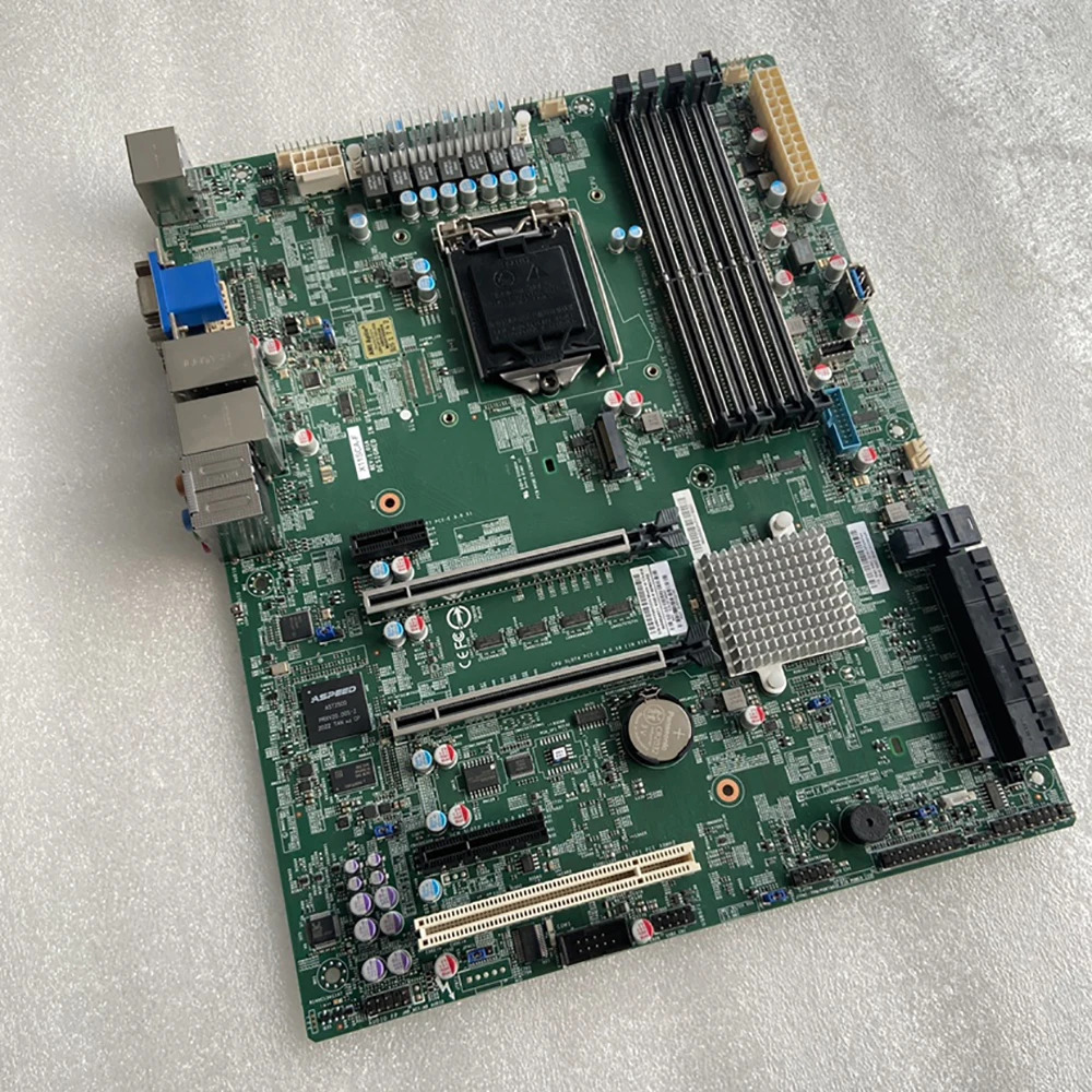 Supermicro 워크스테이션 마더보드 대/대 i3/i5/i7/i9 E-2100/E-2200 시리즈 DDR4 PCI-E 3.0 LGA-1151 X11SCA-F