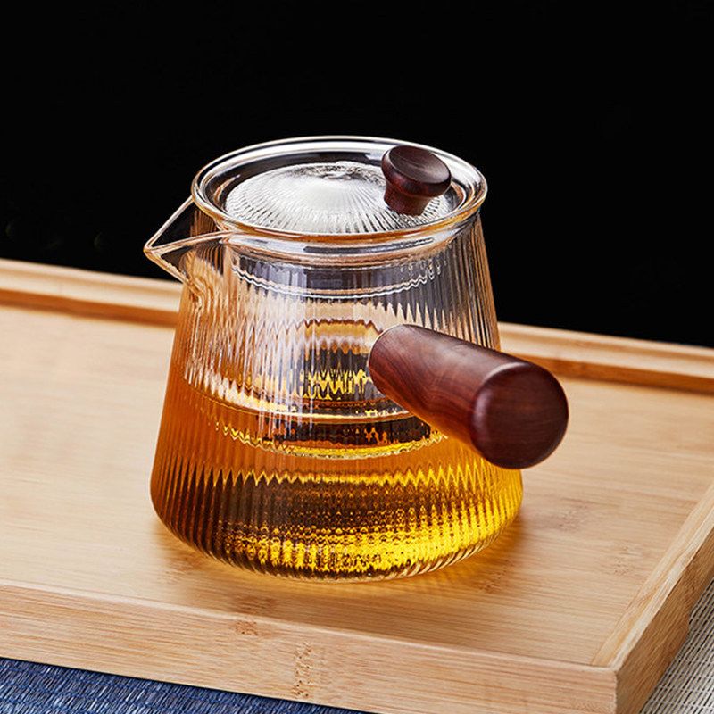 내열유리 주전자 찻주전자 인덕션 차포트 티포트 티팟 800ML + 1500W 스토브 - 상세 이미지 3