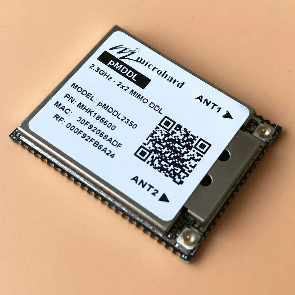 Microhard 네트워크 포트 카메라 직렬 데이터 변속기 통합 무선 모듈 MHK185600 PMDDL2350