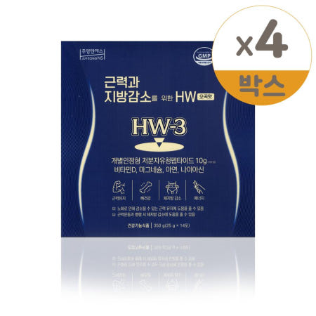 주영엔에스 근력과 지방감소를 위한 HW 오곡맛 25g x 14포 4개