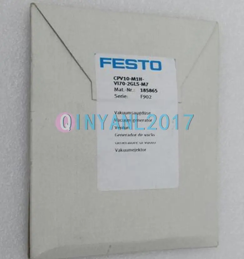 FESTO 솔레노이드 밸브 CPV10-M1H-VI70-2GLS-M7 185865 신 1PC
