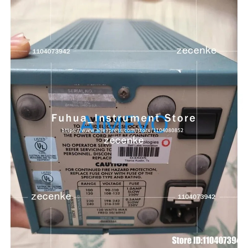 TM502A 섀시가 포함된 Tektronix AM 503B 전류 프로브 증폭기