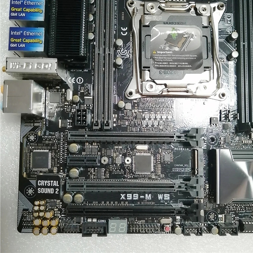 ASUS호환 워크스테이션 마더보드 X99 LGA 2011-V3 지원 i7 DDR4 X99-M WS용