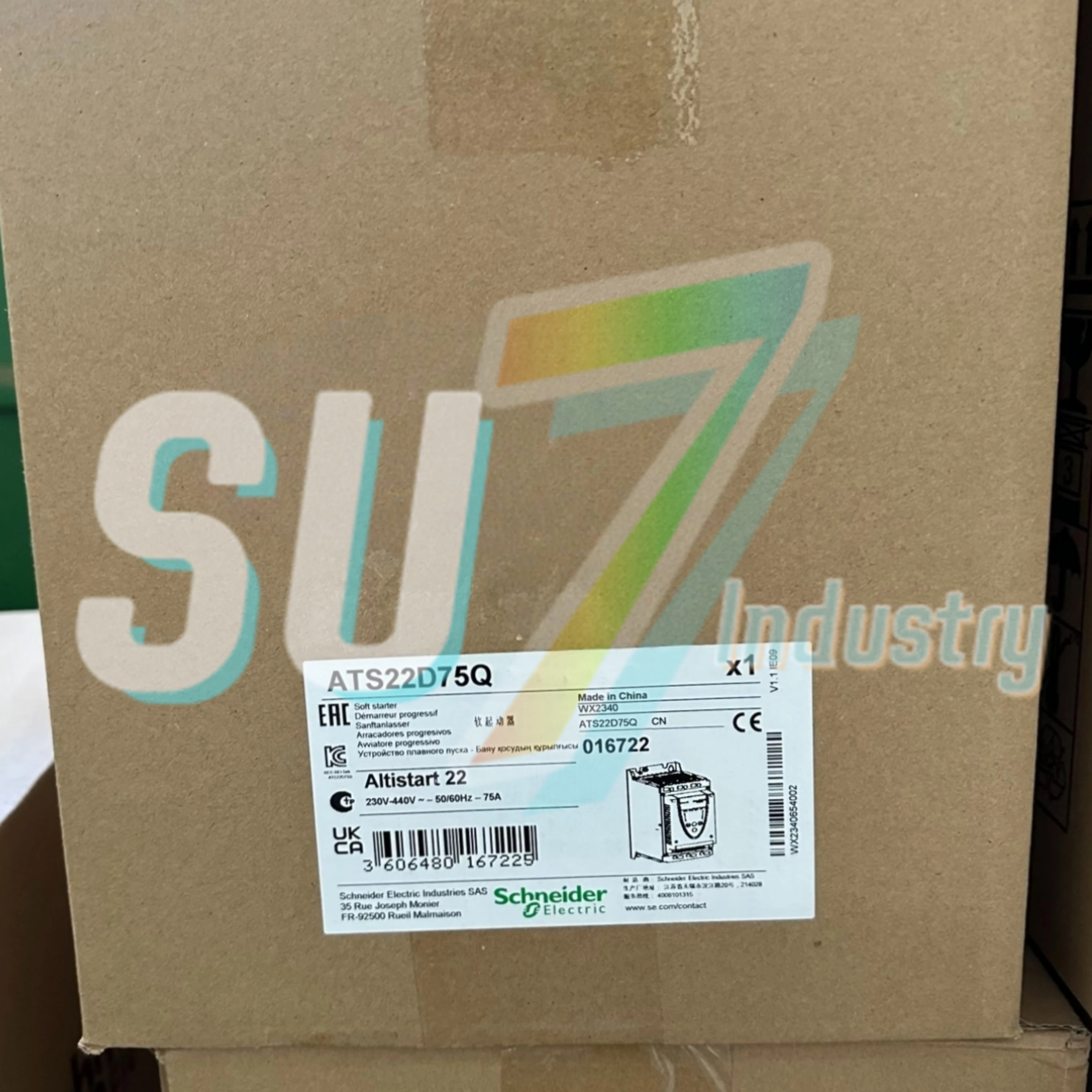 ATS22D62Q ATS22D75Q ATS22D88Q 새 소프트 스타터