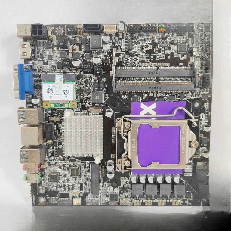 AOC 메보드 JW H110I S1 1151 대 CPU LVDS DC 전원공급장치 DDR4 ITX