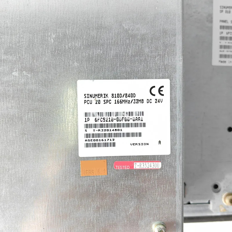 SINUMERIK 810D/840D PCU20 CNC 시스템 6FC5203-0AF00-0AA0 6FC5210-0DF00-0AA1 해주세요