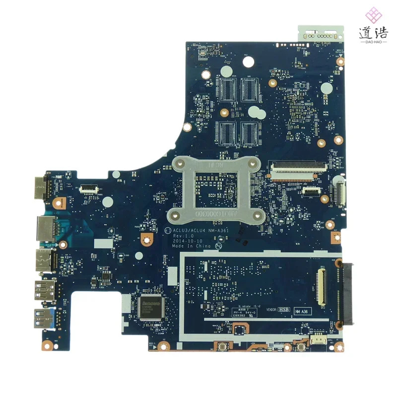 Lenovo호환 G50-80 노트북 마더보드 ACLU3/ACLU4 I5-5200U CPU R5M330 2GB DDR3 메인보드NM-A361 완전 작동 리퍼