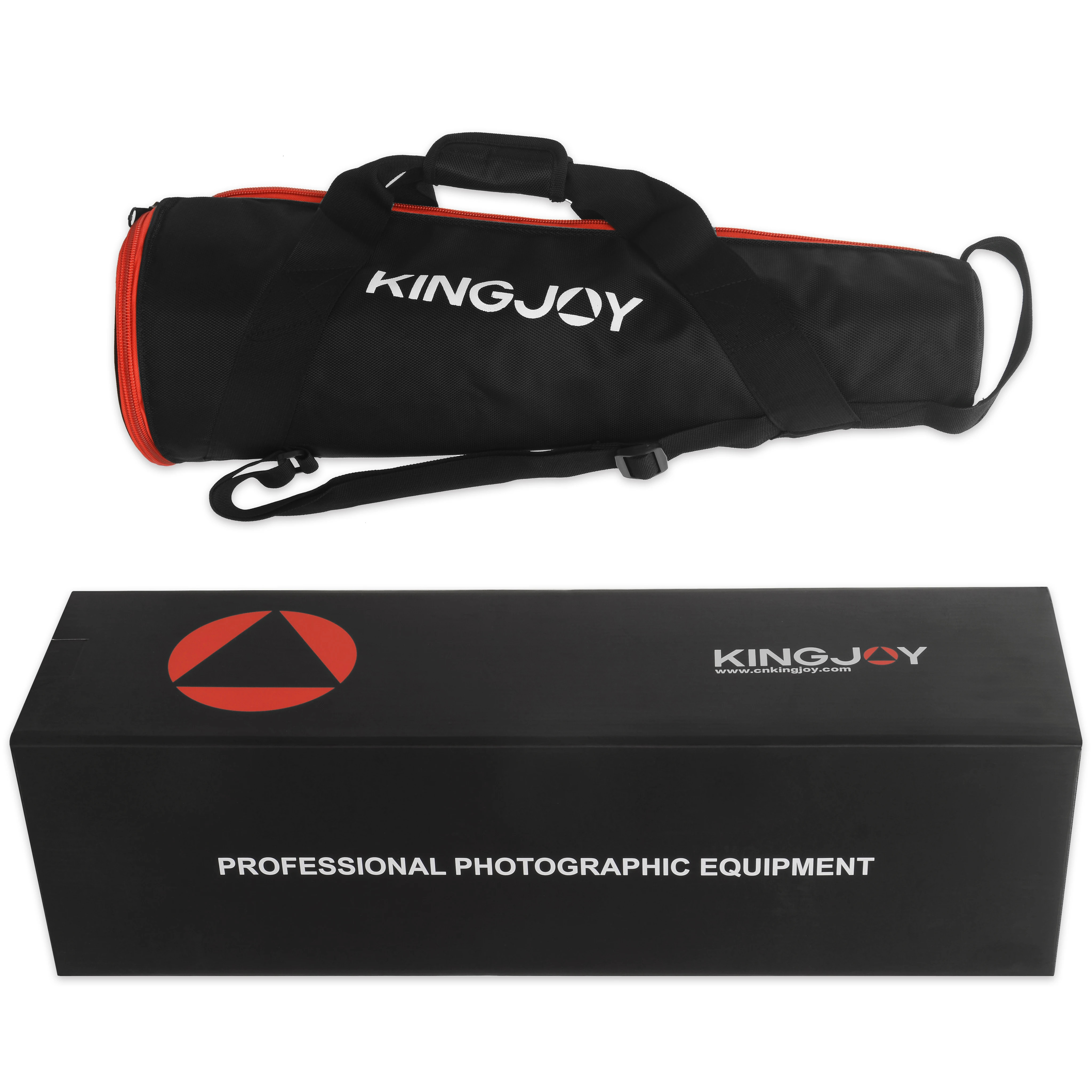 KINGJOY A85 1.5M 디자하이 엔드 직경 35mm 프로 탄소 섬유 사냥 카메라 삼각대
