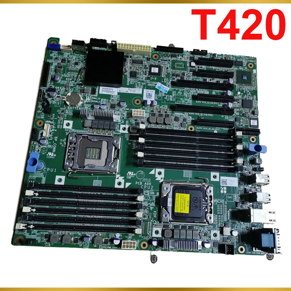 DELL PowerEdge T420 TT5P2 RCGCR 3015M CPKXG 61VPC서버 마더보드