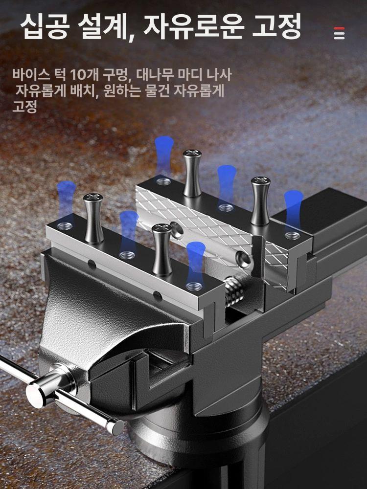 소형 바이스 작업대 홀더 클램프 다기능 또몽이네 벤치 목공 - 상세 이미지 3