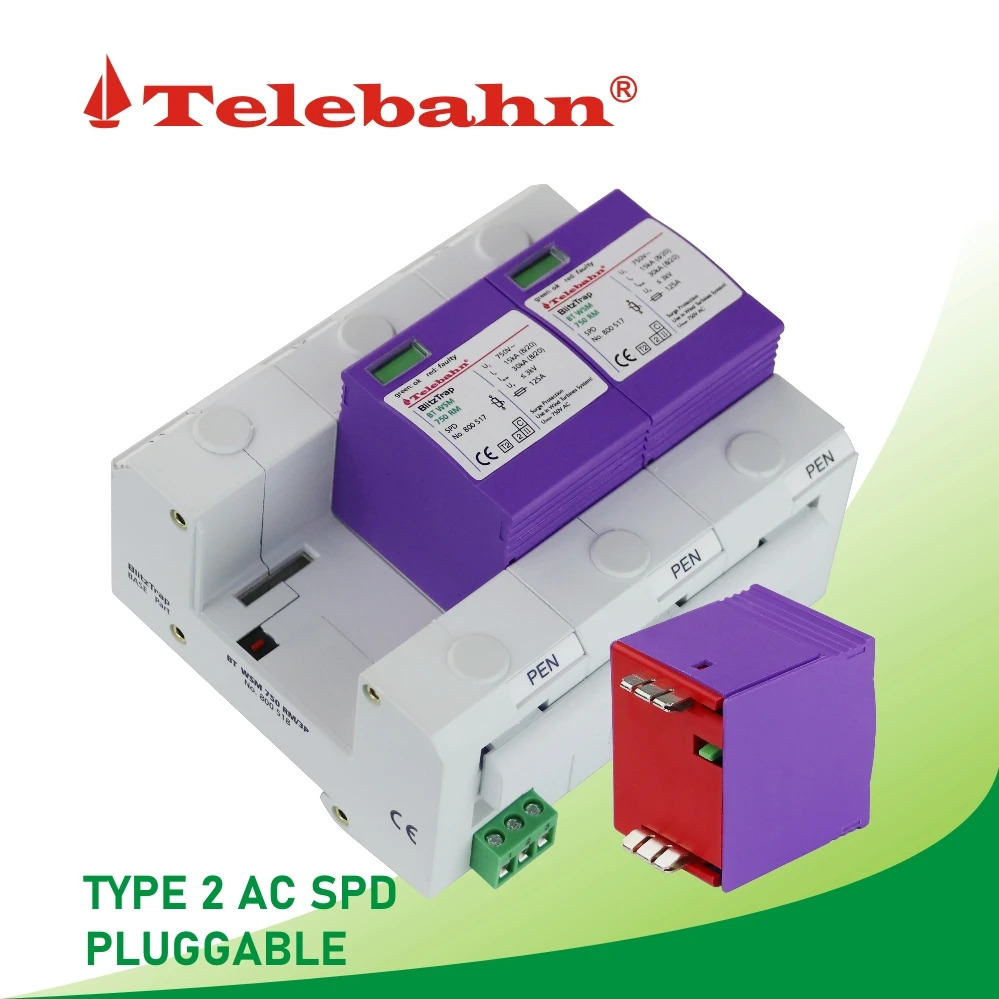 풍력 블로워 시스템480V 600V 750V 15kA 30kA 3P 서지 보호 SPD