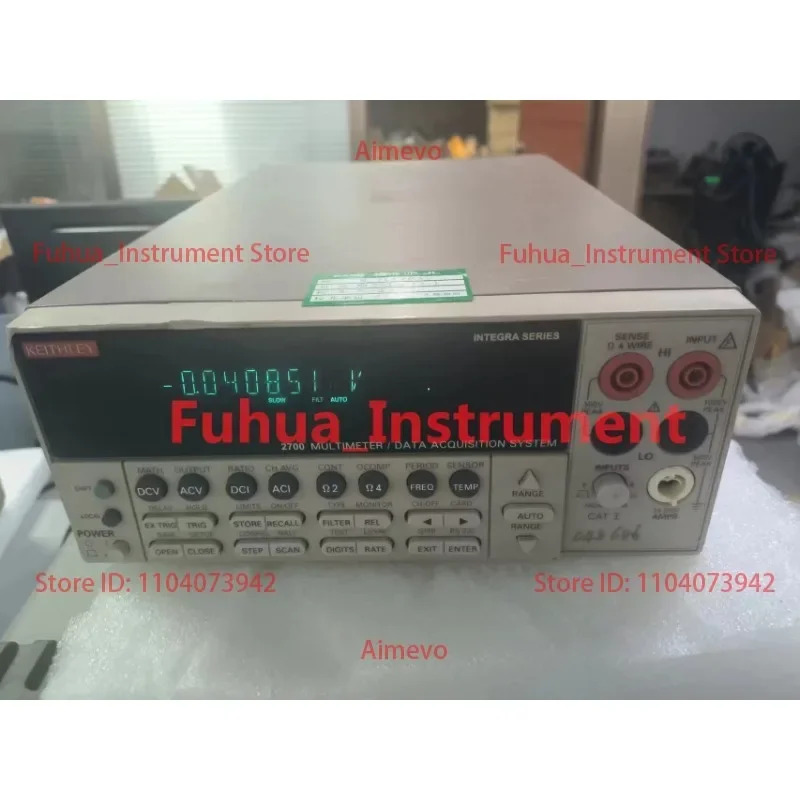 Keithley 2700 멀티미터/모듈이 없는 데이터 수집 시스템 리퍼