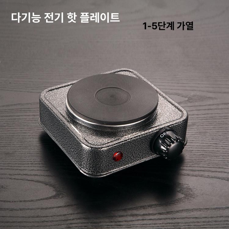 다용도 핫플레이트 캠핑용 전기곤로 가정용 코일 보온 여행용 가열판 야외 열전도판 - 상세 이미지 3