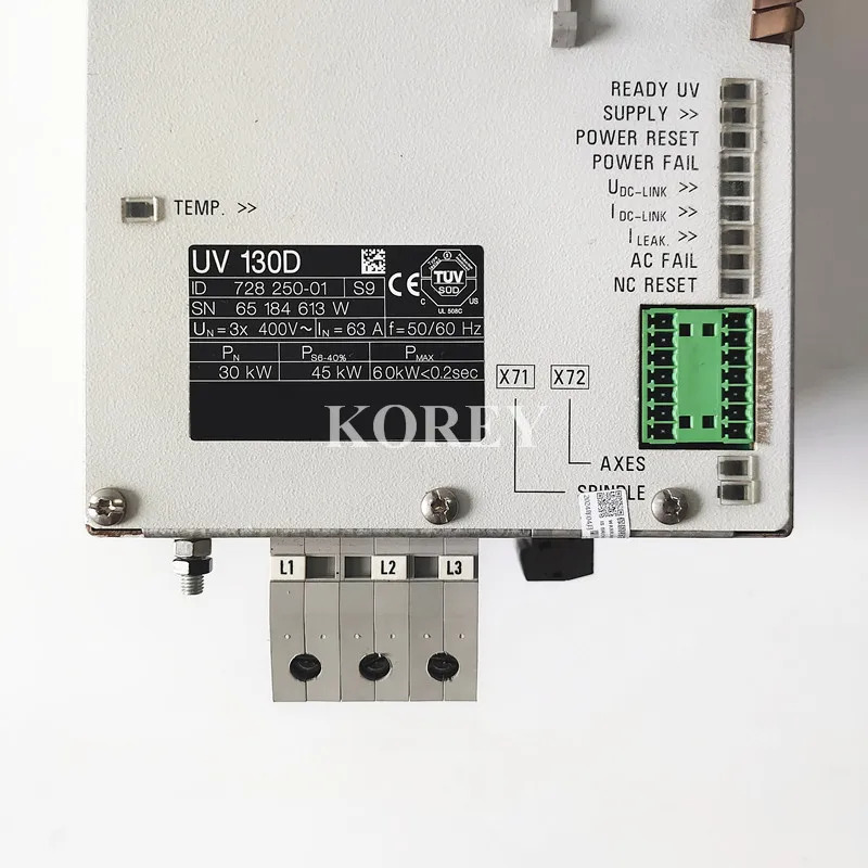 서보 드라이브 UV130D ID 728250 -01 상태