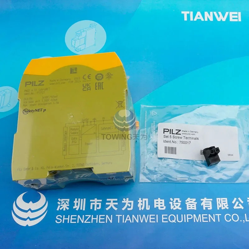 PNOZ M EF SafetyNET 보안 통신 모듈 터미널 Pilz 772122  750017
