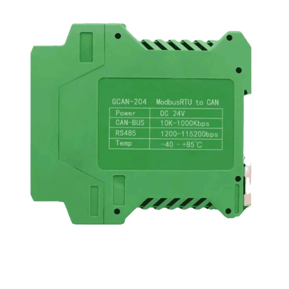 Din Rail Gcan-204를 갖춘 산업 등급 Modbus Rtu-Can 변환기