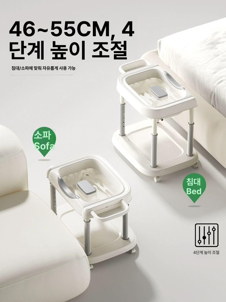 목욕 의자 샴푸 간병 임산부 요양원 환자 성인 어르신 조절 장애인 보조 대야 병원 - 상세 이미지 4