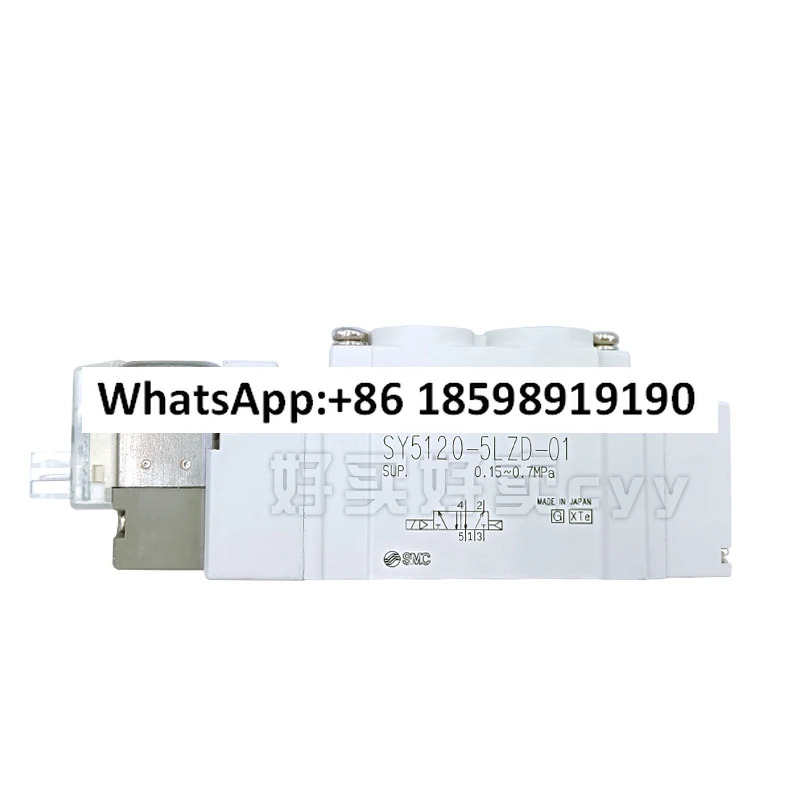 SMC 오리지널 솔레노이드 밸브 SY5120/5220/5320-4/5/6LZE/LZD/DZ/G/D-01/C4/C6/8