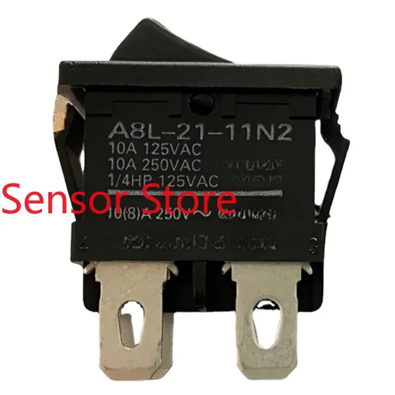 10PCS A8L-21-11N2 보트 스위치 4 피트 2 기어 10A250V 21x15 컷
