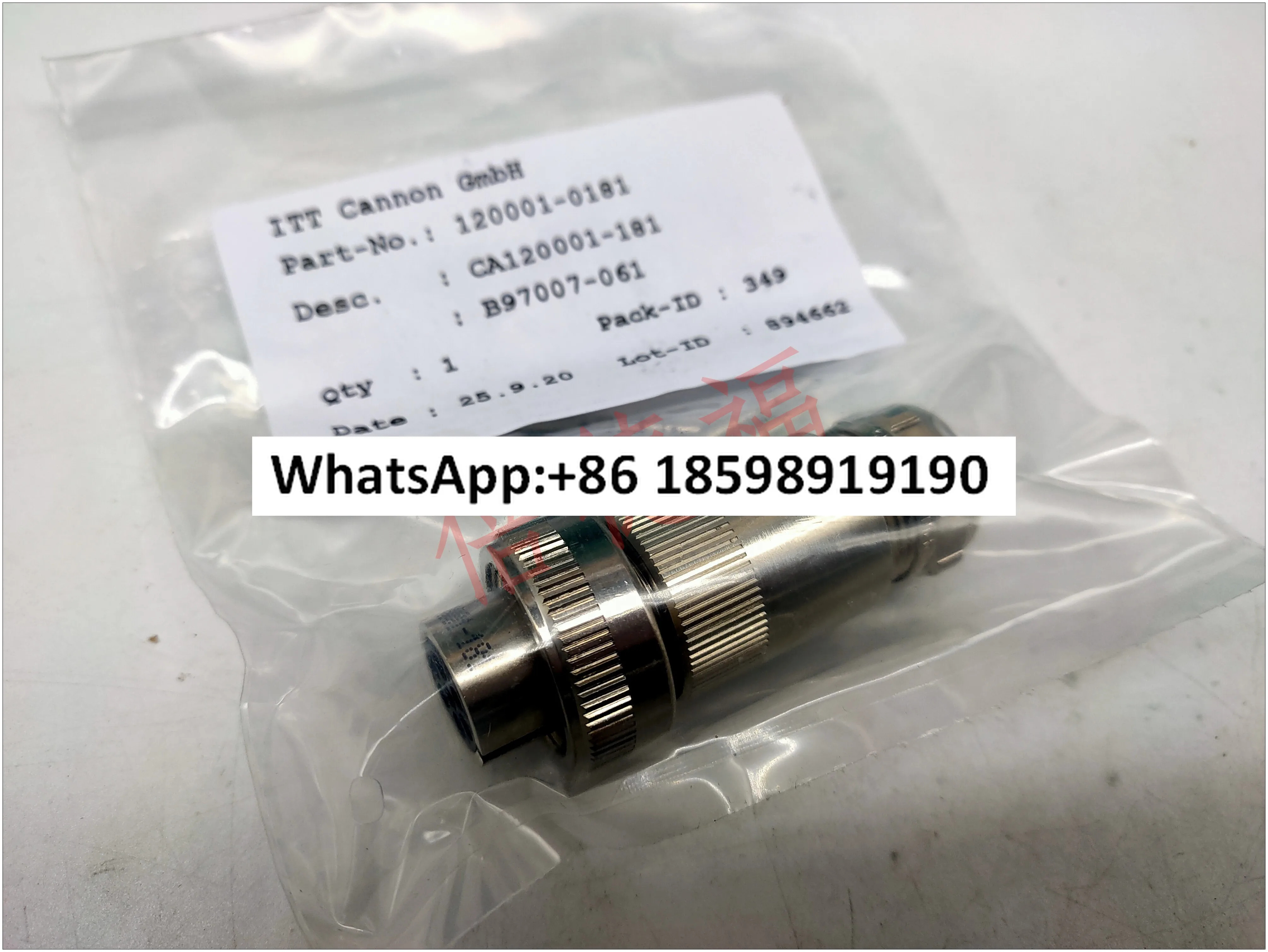 MOOG Moog ITT 커넥터 CA 120001 -181 B97007-061