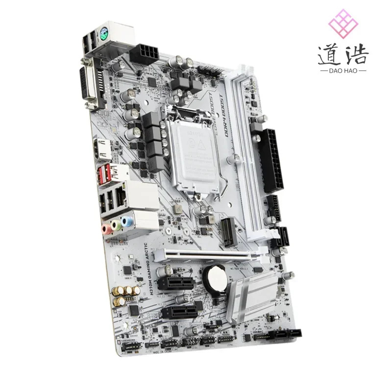 H310M GNG ARCTIC 마더보드32GB M.2 HDMI LGA 1151 DDR4 마이크로 H310 메인보드 완전 작동 리퍼