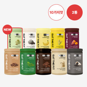 잇더핏 단백질 쉐이크 한끼 식사대용 대용량 더블초코맛외9종 520g, 2통