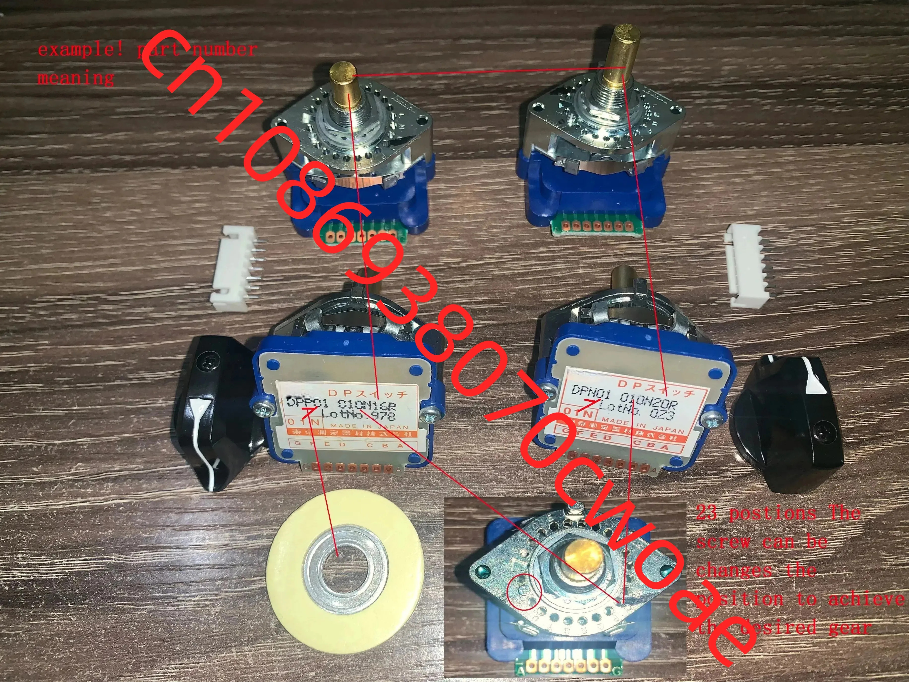 디지털 인코딩 속도 스위치 DPP01 108N16R TOSOKU 밴드 01N
