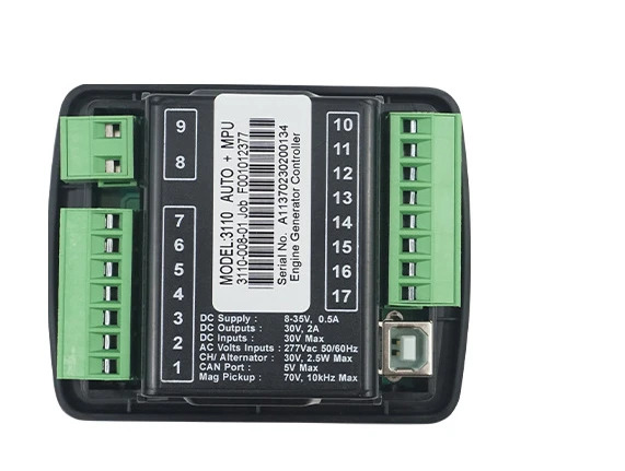 DSE3110 디젤 발전기 세트 컨트롤러 제어 모듈은 3110 MPU를 대체할 수 있습니다.