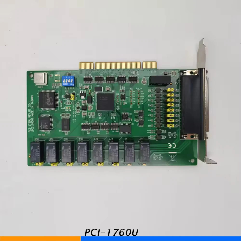 PCI-1760U REV.B1 어드밴텍8방향 릴레이 출력 절연 디지털 입력 카드