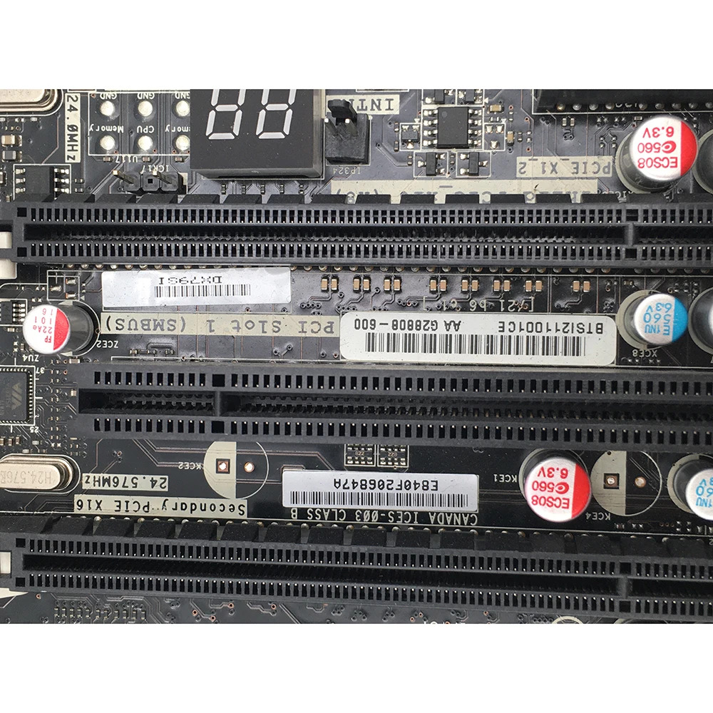 X79 해골 시스템 하이엔드 마더보드 지원 E5 I7 3960X LGA 2011 DX79SI