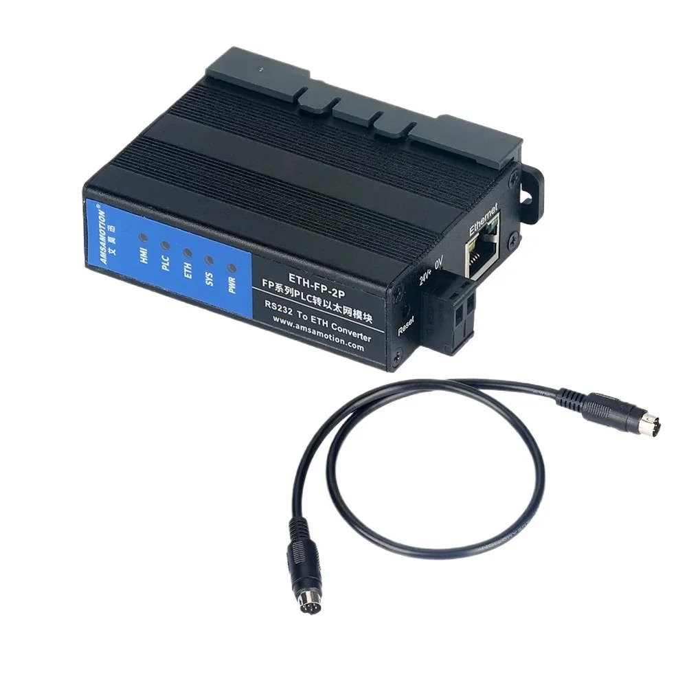 파나소닉 FP FP-XH FP-X FP-X0 FP0 FP0R FP2SH 시리즈 PLC를 이더넷 프로그래밍 통신 모듈로 변환하는 RS232-ETH 컨버터