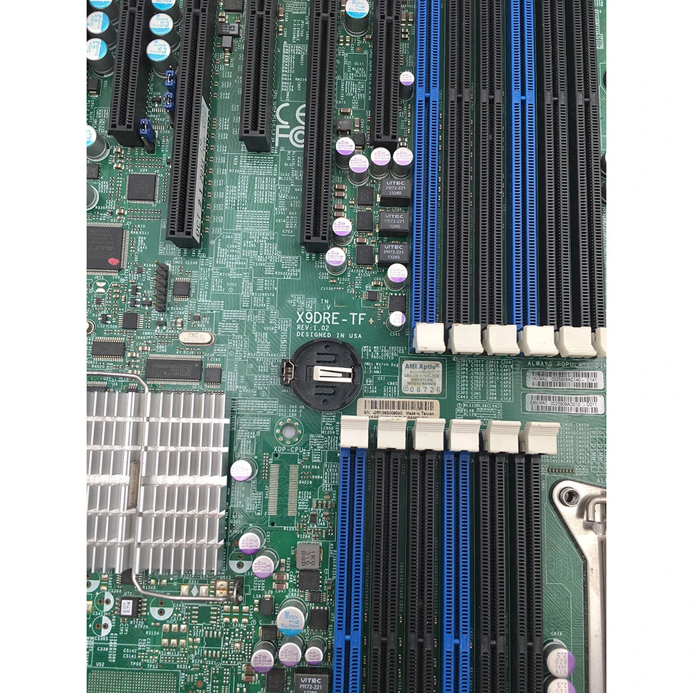 Supermicro 서버 마더보드 E5-2600 V1/ V2 군 ECC LGA2011DDR3 2 x16 PCI-E 3.0 4 x8 X9DRE-TF
