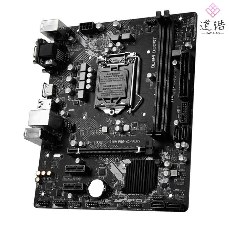H310M PRO-VDH PLUS 마더보드 32GB HDMI I3 I5 I7 CPU LGA 1151 DDR4 마이크로 H310 메인보드 리퍼 완료