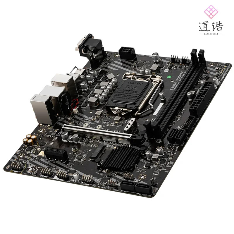 H410M BOMBER 마더보드 64GB VGA HDMI M.2 LGA 1200 DDR4 마이크로 H410 메인보드 완전 작동 리퍼