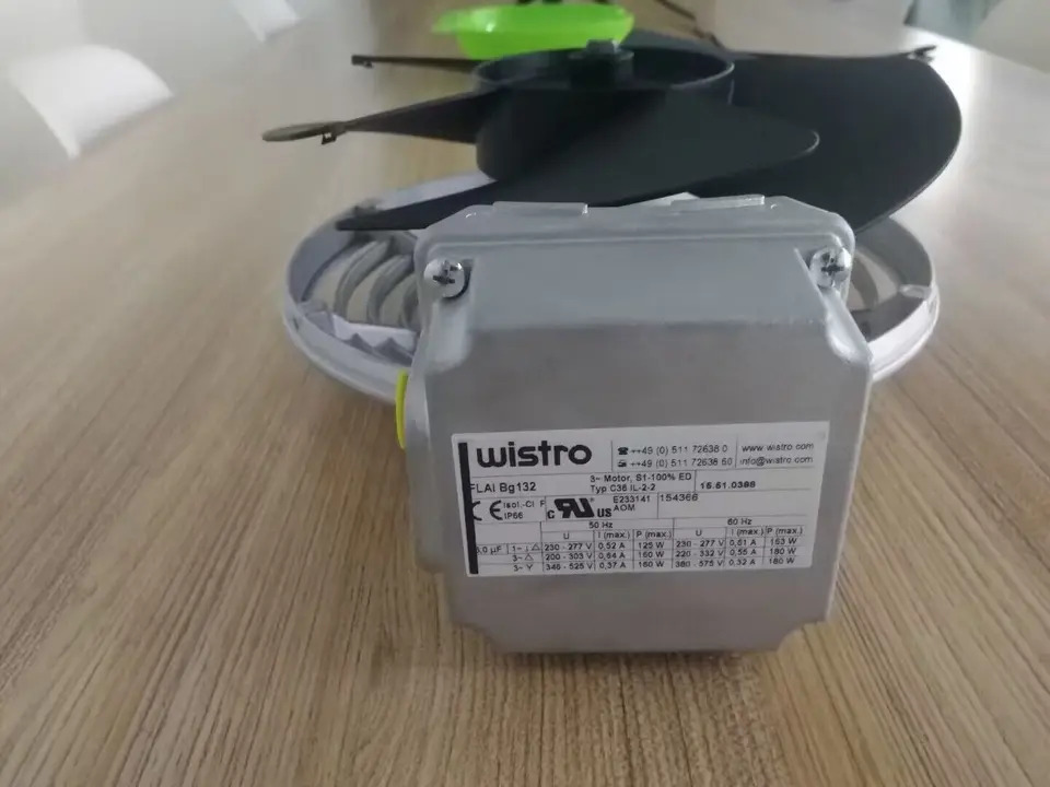 Wistro FLAI Bg132 15.51.0398 3 모터 IP66모터 냉각팬.