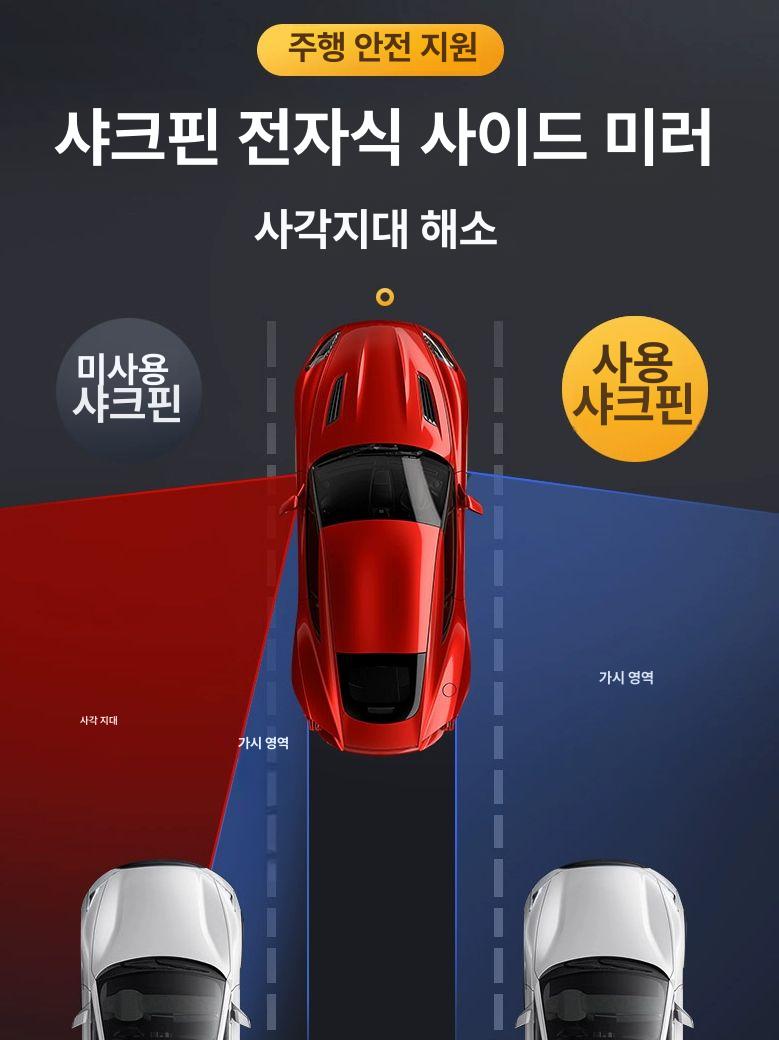 차량용 사이드미러 고화질 버스 화물차 우측 측후방 트럭 모니터링 조절가능 - 상세 이미지 5