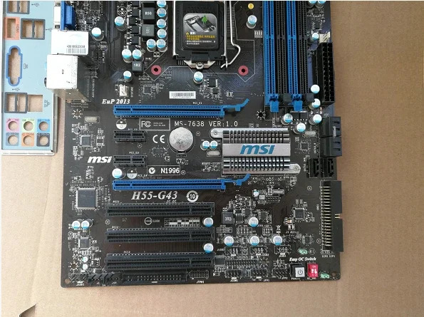 MSI P55-CD53 H55-G43 메보드 1156 핀 지원 530 I5 650 760 I7870 860