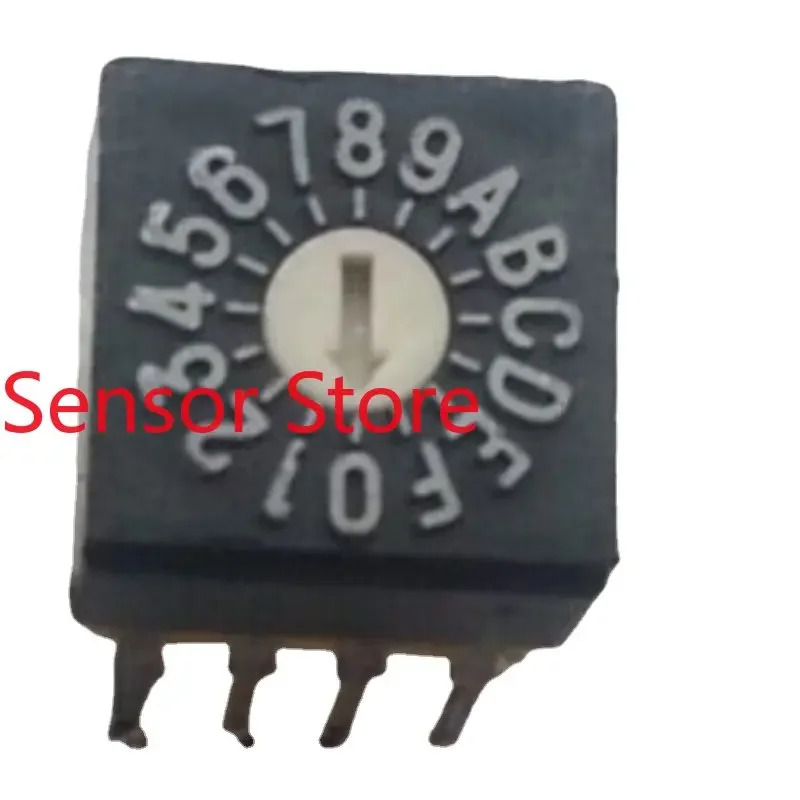 10PCS S-5070C 0-F/16 비트 로터리 코딩 밴드 스위치삽입 6핀 포지티브 코드