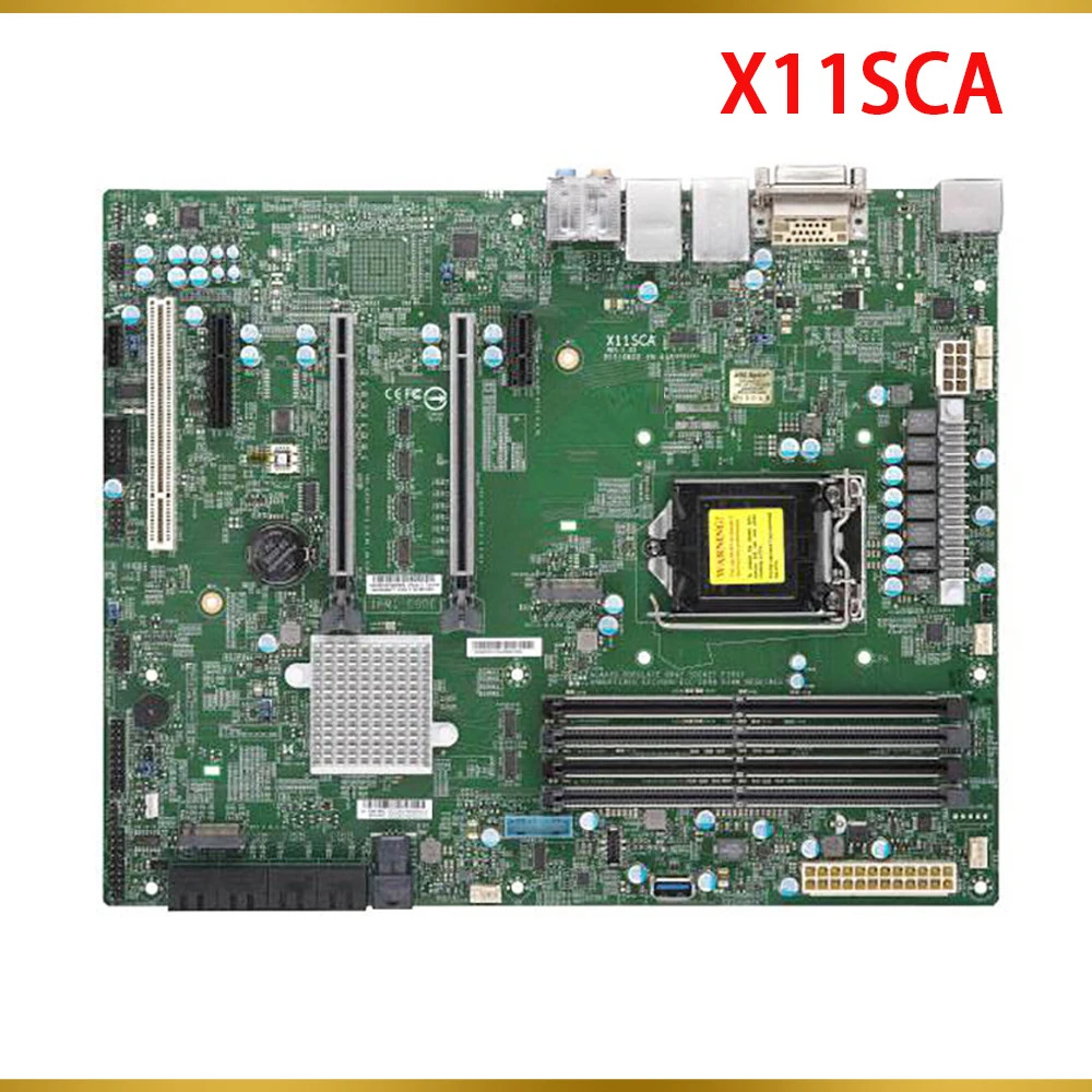 Supermicro 워크스테이션 마더보드 LGA-1151 DDR4 8/대 코어 i3/i5/i7/i9 E-2100/E-2200 시리즈 PCI-E 3.0 X11SCA용