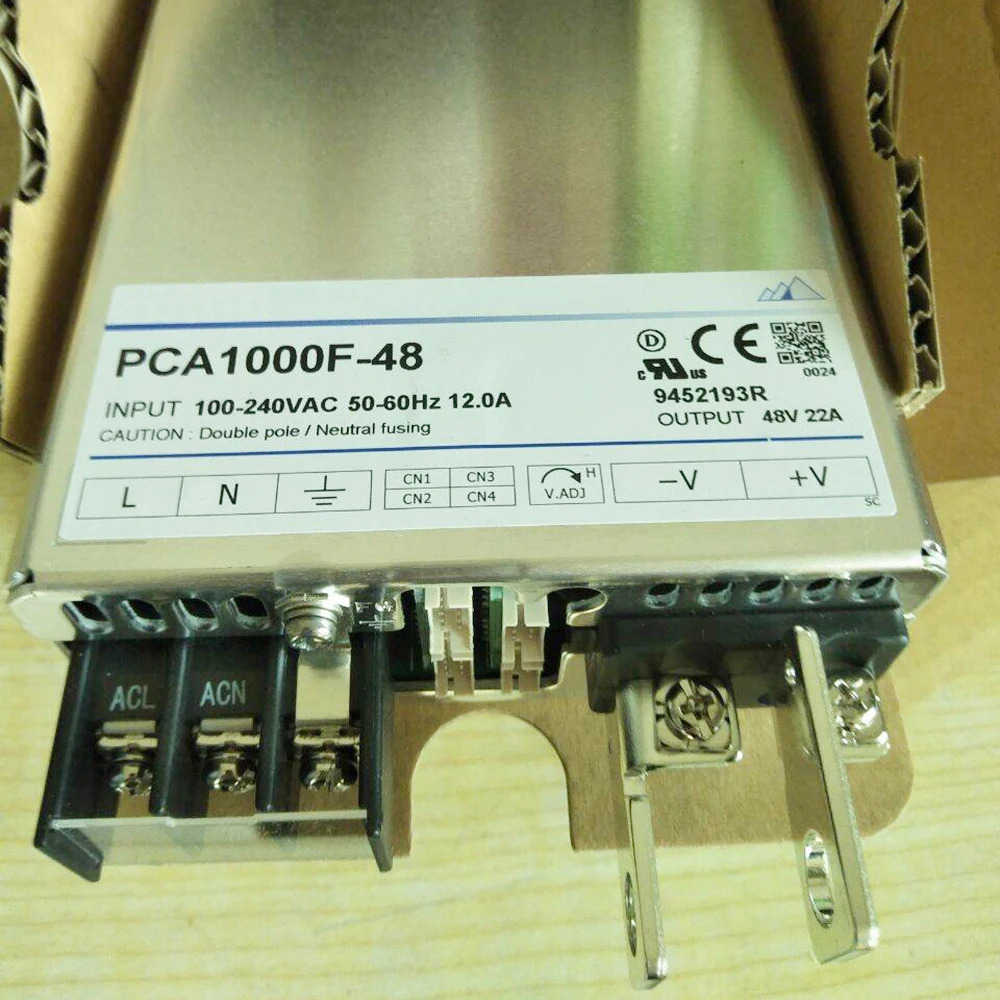 EL 1000W 입력 100-240VAC 50-60Hz 12.0A 출력 48V 22A AC/DC 전원공급장치PCA1000F-48