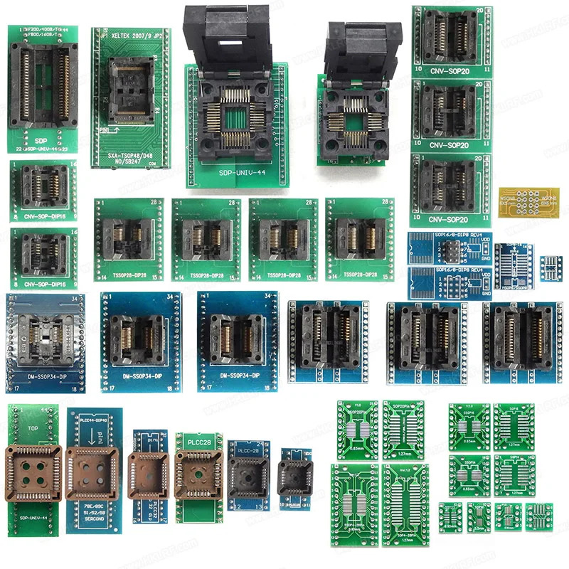 골드 XELTEK Superpro 6100N 45 어댑터 SuperPro 초고속 독립형 범프로그래머